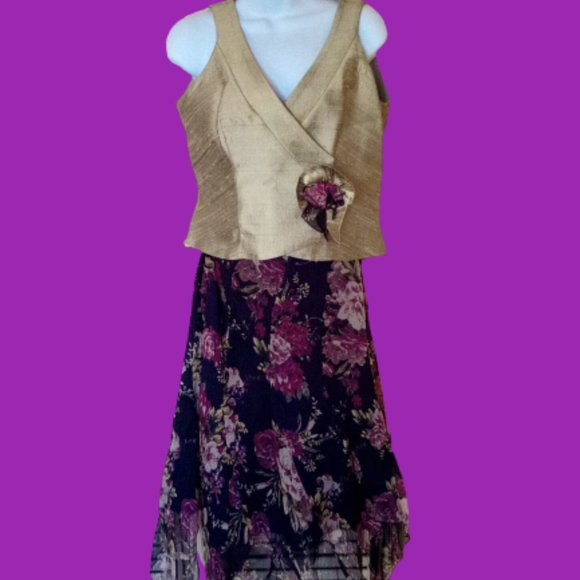 Vintage Floral Skirt Set Size Medium - Picture 5 of 5